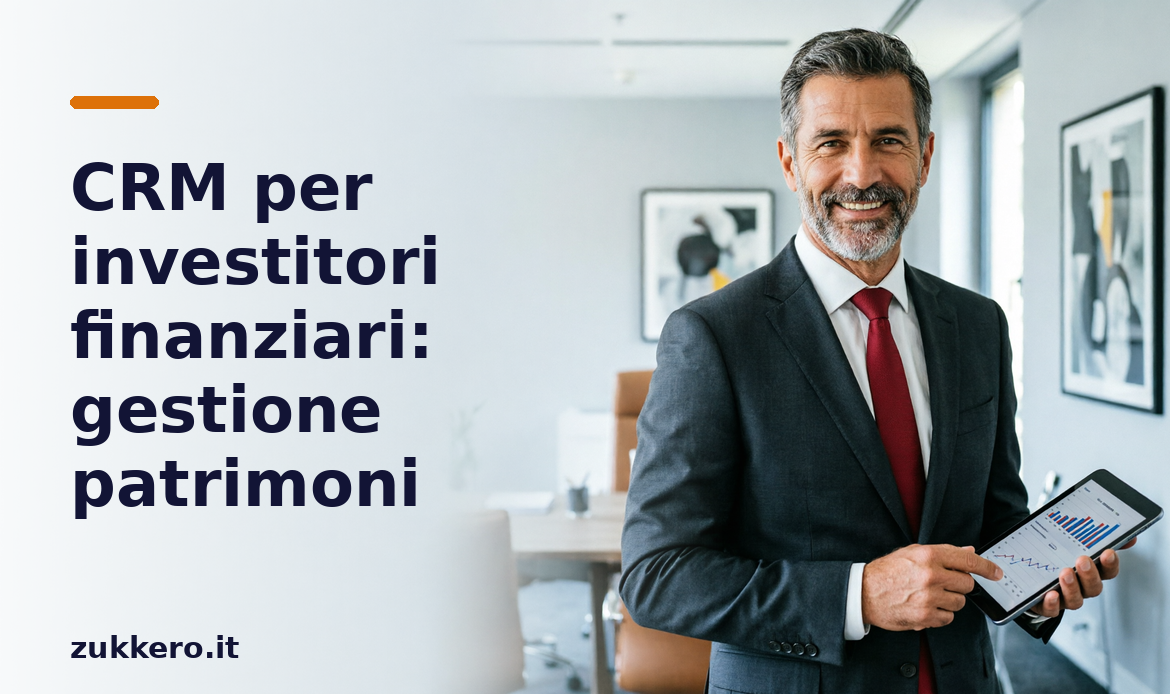 CRM per investitori finanziari Zukkero
