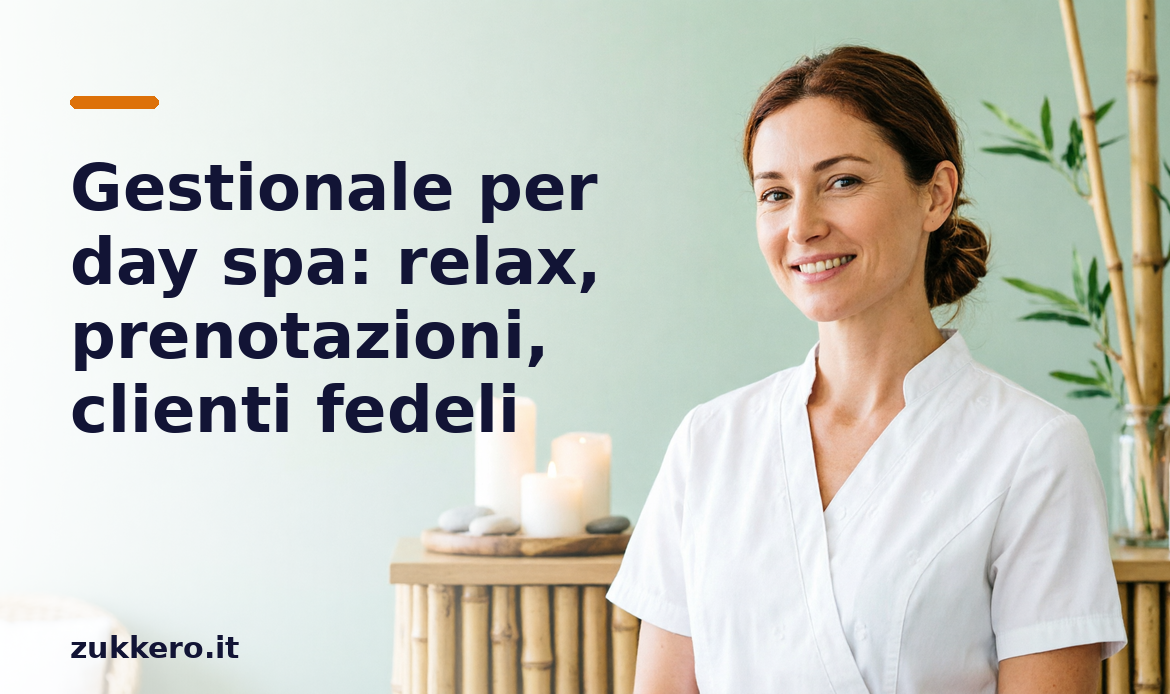 Gestionale per day spa Zukkero