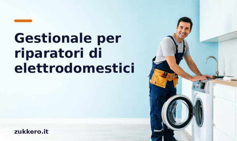 Gestionale per riparatori di elettrodomestici Zukkero