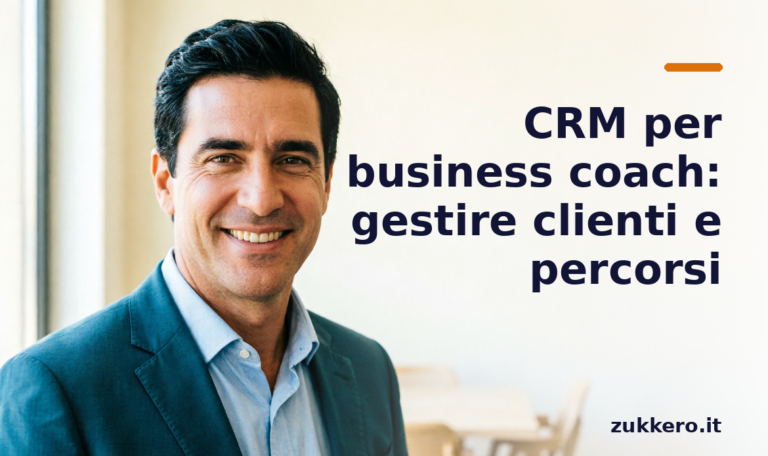 CRM per business coach Zukkero