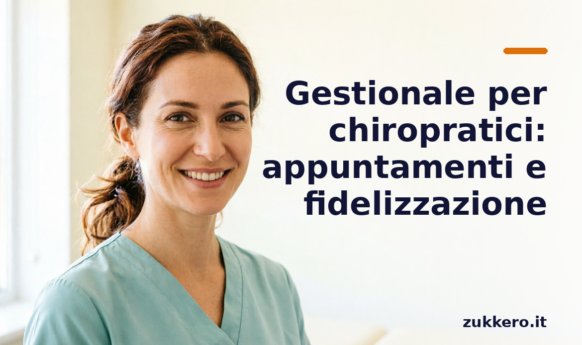 Gestionale per chiropratici Zukkero