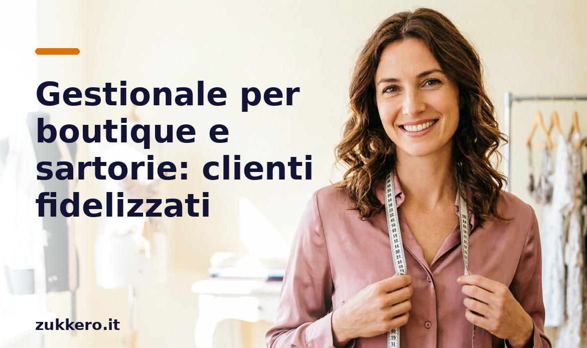 Gestionale per boutique e sartorie Zukkero