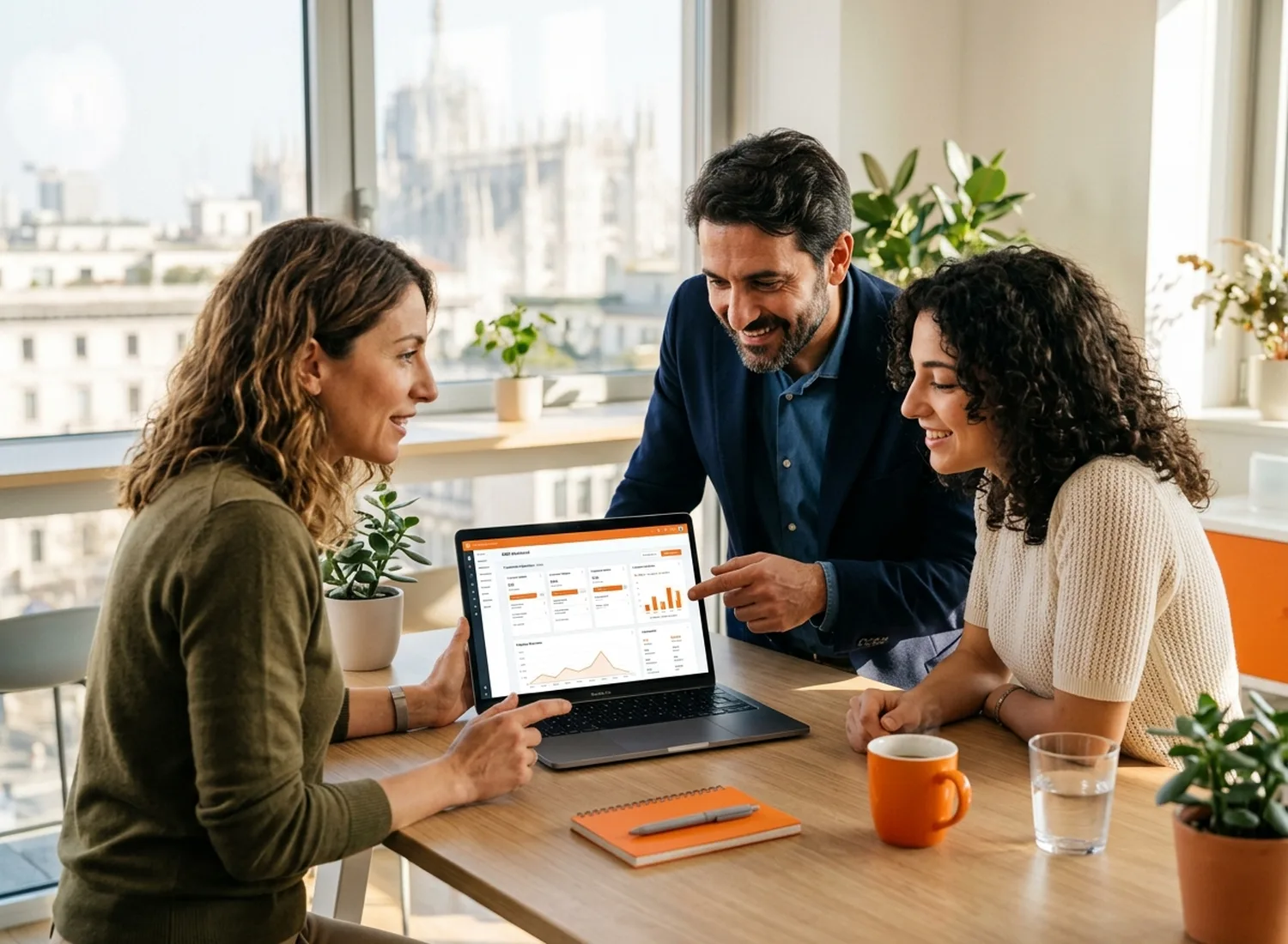 Team Zukkero al lavoro sul CRM