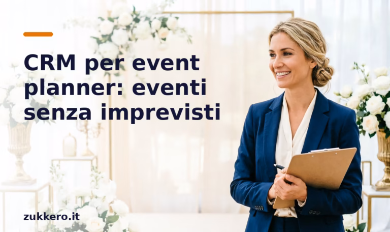 CRM per event planner Zukkero