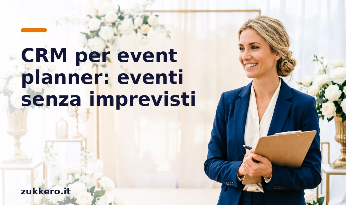 CRM per event planner Zukkero