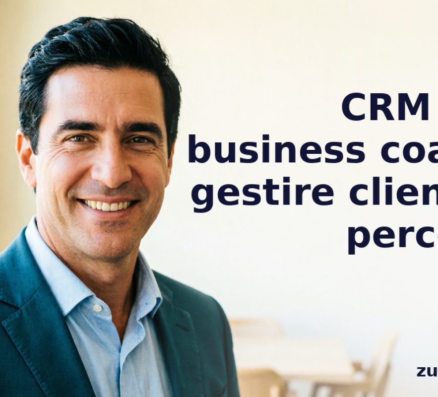 CRM per business coach Zukkero
