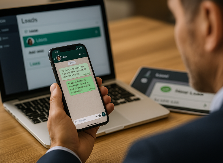 Conversazioni WhatsApp in 1 click con i tuoi Lead